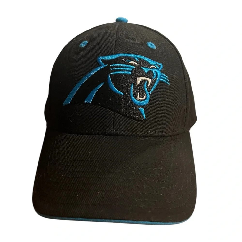 Carolina Panthers‎ Hat Cap Adjustable NFL Team Apparel Snap Back Black